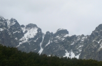 W Tatrach leży jeszcze sporo śniegu. Fot. Agnieszka Szymaszek