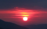 Zachód słońca na Grzybowcu. Fot. Wojciech Szatkowski