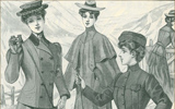 Strój w góry dla pań - Tygodnik Mód i Powieści, nr 28, 1905 rok