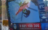Jeden z ekranów na Krupówkach